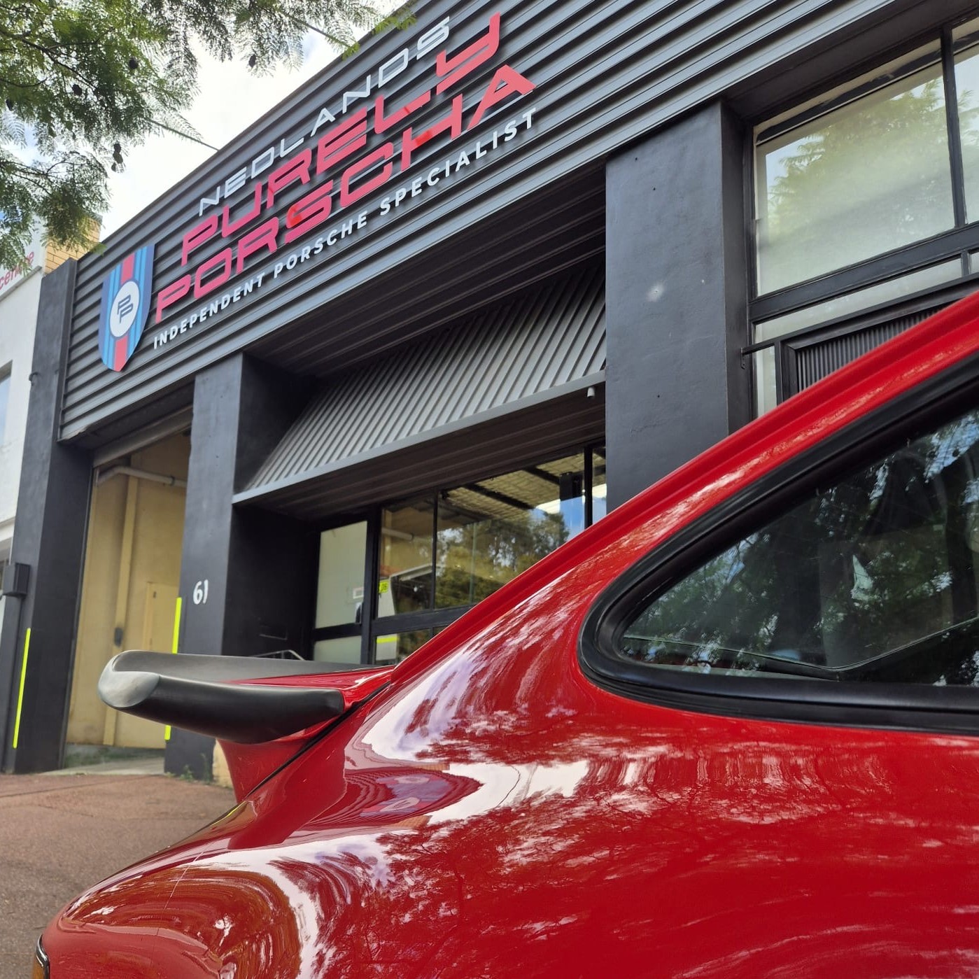 Purely Porscha Nedlands Service Centre exterior
